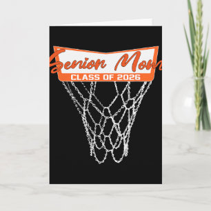 Senior Mum Cl Of 2026 Basketball Net Graduation Mo Card