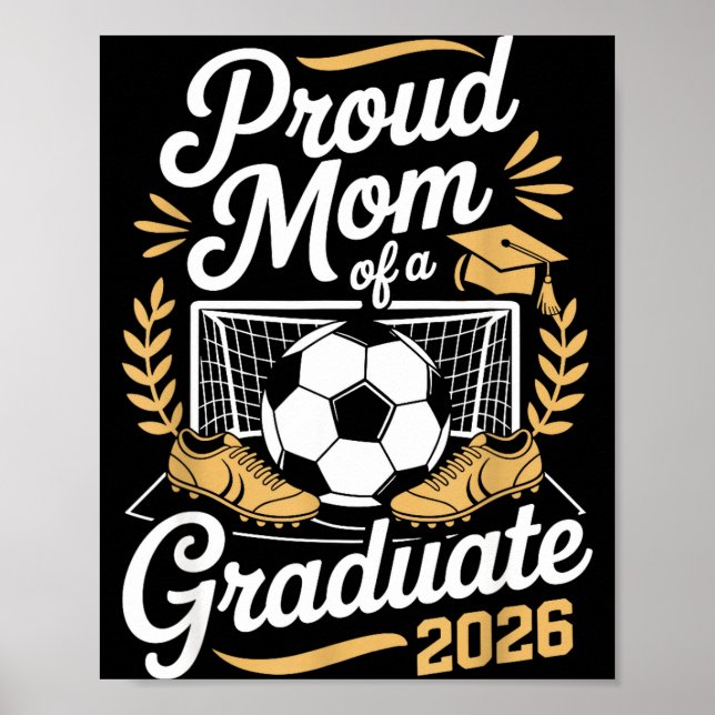 Senior Mum Class of 2026 Back to School Graduation Poster (Front)