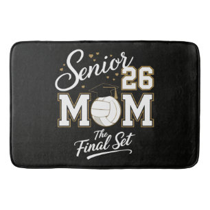 Senior Mum Class of 2026 Volleyball Bath Mat