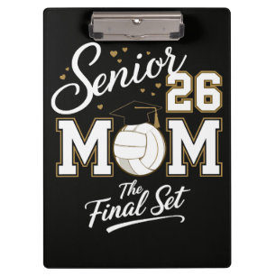 Senior Mum Class of 2026 Volleyball Clipboard