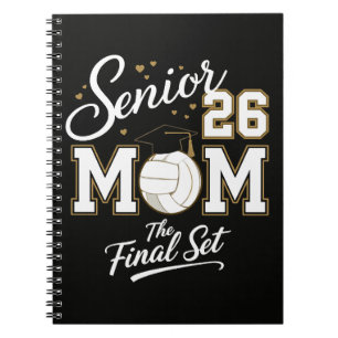 Senior Mum Class of 2026 Volleyball Notebook