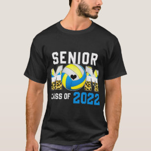 Senior Mum Class Of  Volleyball Mama Graduation Le T-Shirt