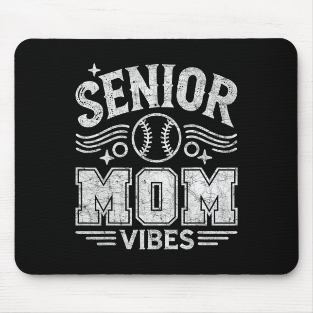 Senior Mum Vibes  Mouse Pad (Front)