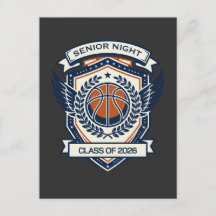 Senior Night Basketball Class of 2026 Invitation