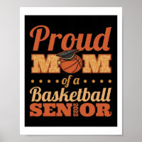 Senior Night Basketball Mum Senior 2023 Poster