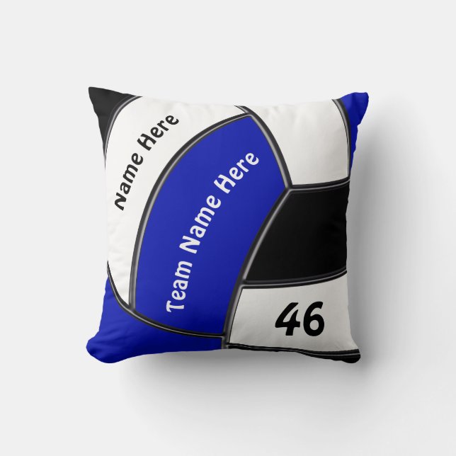 Senior or Personalized Volleyball Team Gift Ideas Cushion (Front)