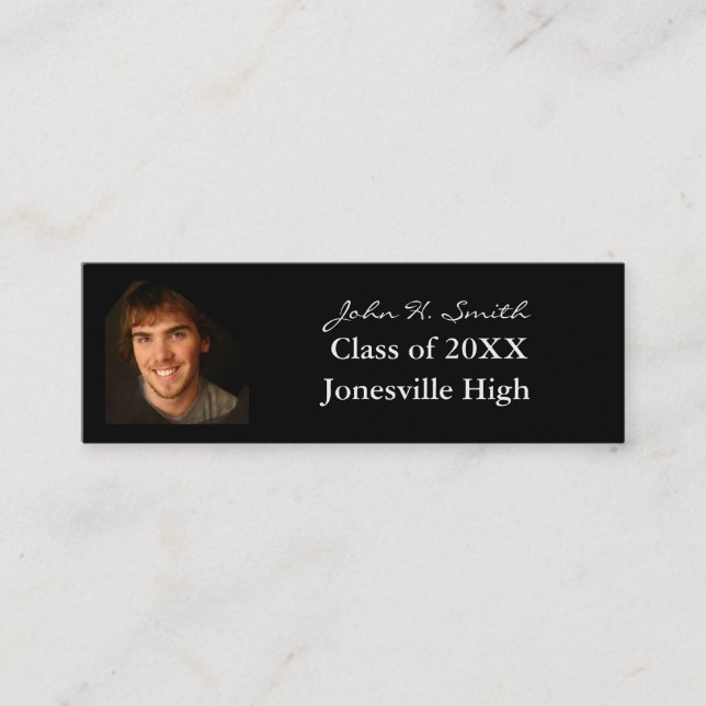 Senior Profile Card with your photos (Front)