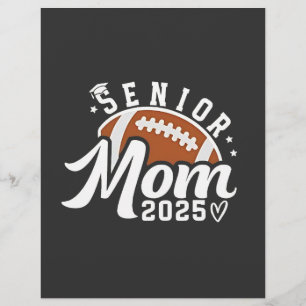 Senior Proud Mum 2025 Fantasy Football Graduate Flyer