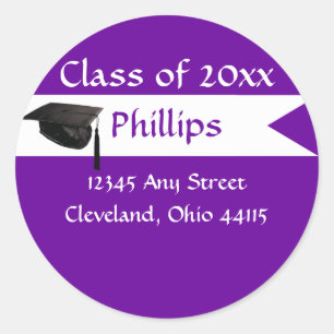 Senior Purple Envelope Seal