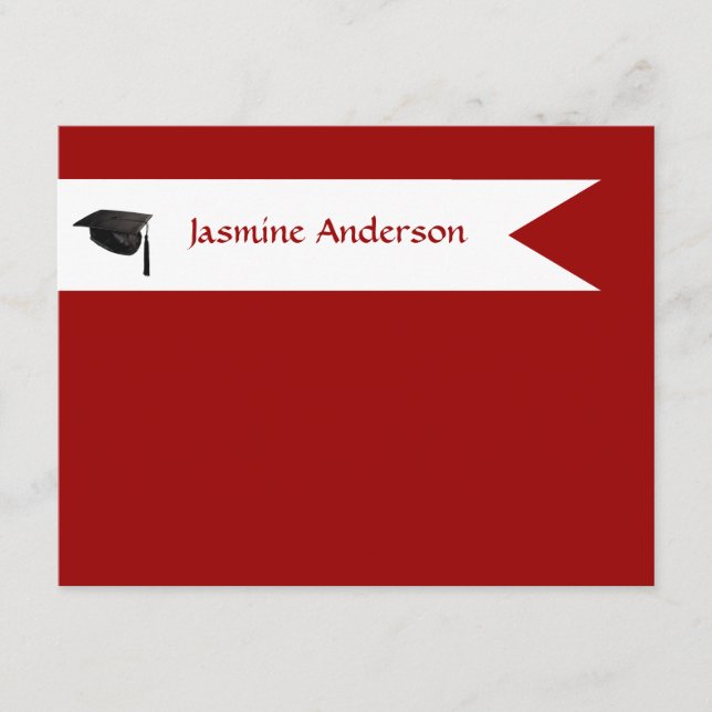 Senior Red Enclosure Cards (Front)