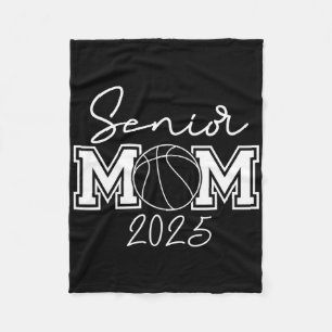 Senior Sketll Mum Cl Of 2025 Player Graduation Gra Fleece Blanket