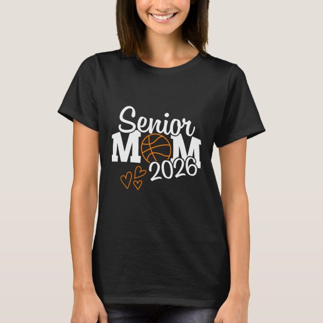 Senior Sketll Mum Cl Of 2026 Player Graduation Gra T-Shirt (Front)