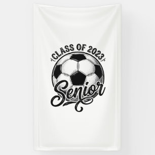 Senior Soccer Class of 2023 Vintage Graduation Shi Banner