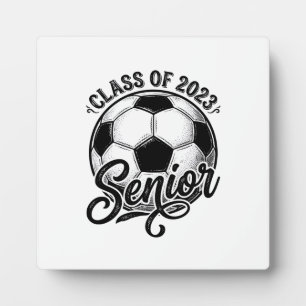 Senior Soccer Class of 2023 Vintage Graduation Shi Plaque