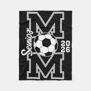 Senior Soccer Mum 2026 Graduation Women  Fleece Blanket