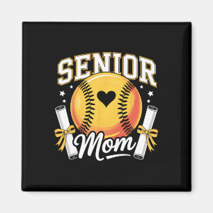Senior Softball Mum 2026 Grad Funny Softball Mum G Magnet
