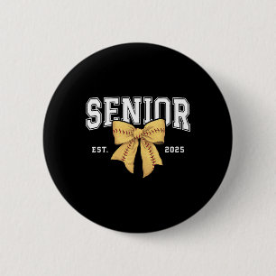 Senior Softll Cl Of 2025 Graduation Senior 2025 6 Cm Round Badge