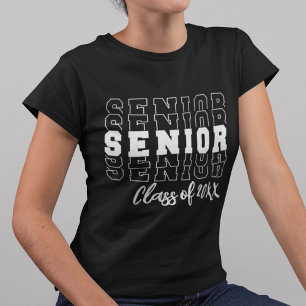 Senior stacked bold font Graduation any year T-Shirt