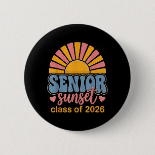 Senior Sunset Cl 2026 6 Cm Round Badge