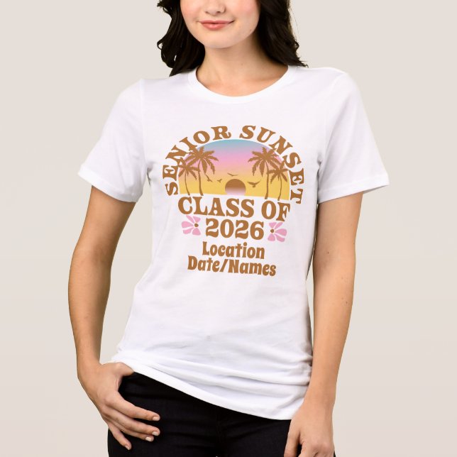 Senior Sunset Class of 2026 Shirt (Front)