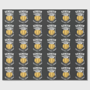 Senior The Final Inning 2026 Softball Graduation  Wrapping Paper