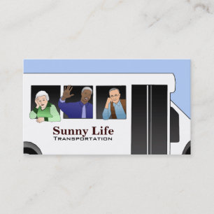 Senior Transportation Business Cards