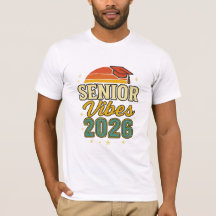 Senior Vibes 2026 – Graduation T-Shirt Design