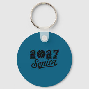 Senior volleyball class of 2027 crew volleyball key ring