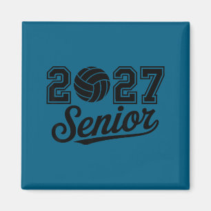 Senior volleyball class of 2027 crew volleyball magnet