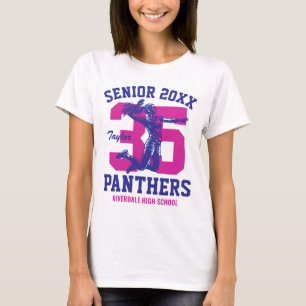 Senior Volleyball Player Custom Sports Match Day T-Shirt