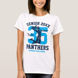 Senior Volleyball Team Custom Sports Game Day T-Shirt