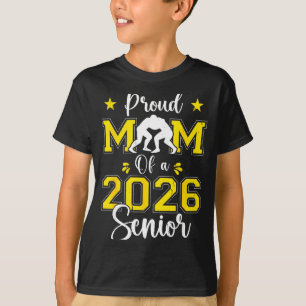 Senior Wrestling Mom 2026 Senior Mom Cl Of 2026  T-Shirt