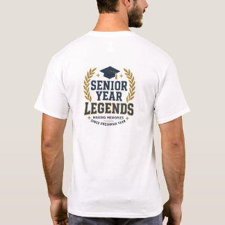  Senior Year Legends – Vintage Varsity Patch T-Shirt