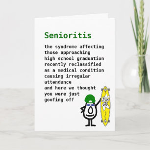 Senioritis Card