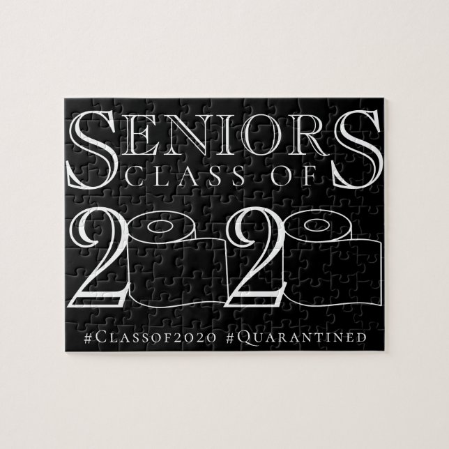 Seniors 2020 | The Quarantined Class of Graduates Jigsaw Puzzle (Horizontal)