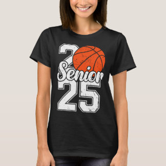 Seniors 25 Graduation Sketll Player Funny Cl Of 20 T-Shirt