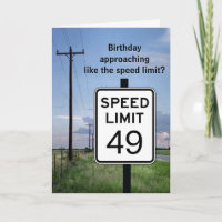 Seniors' Birthday approaching like speed limit