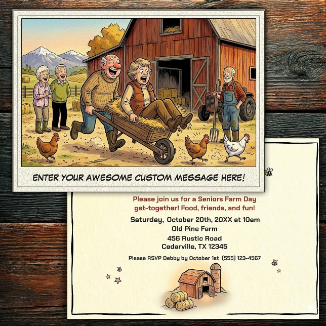 Seniors Day at the Farm Invitation (Creator Uploaded)