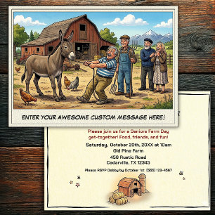 Seniors Day at the Farm Invitation