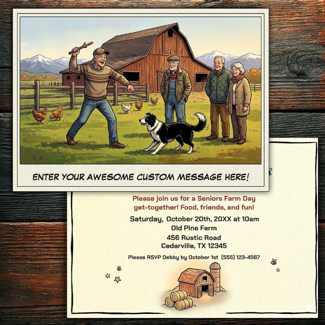 Seniors Day at the Farm Invitation (Creator Uploaded)