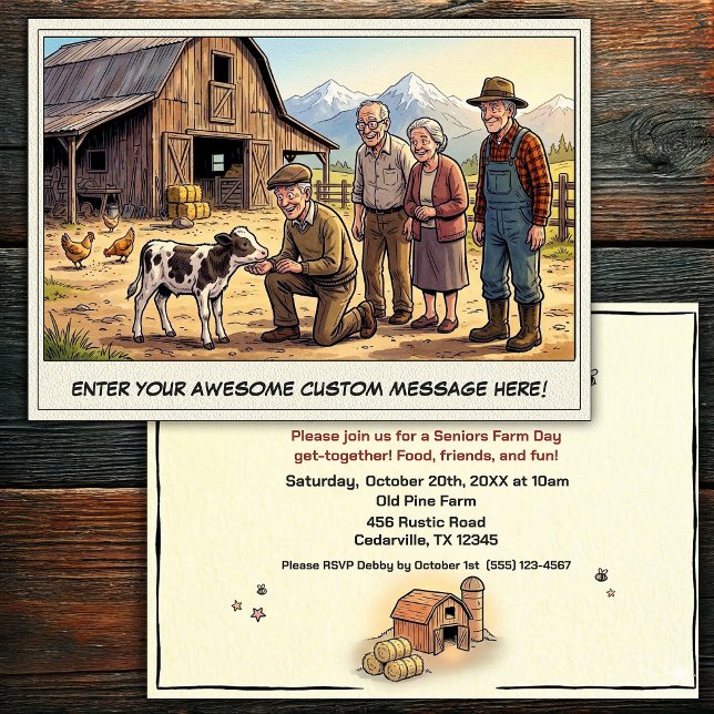 Seniors Day at the Farm Invitation (Creator Uploaded)