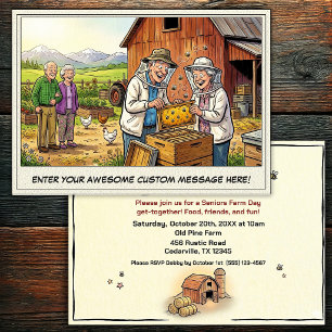 Seniors Day at the Farm Invitation