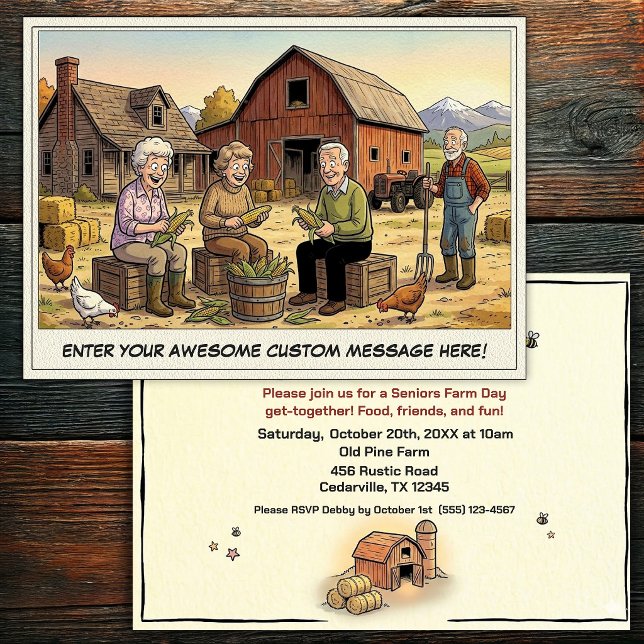 Seniors Day at the Farm Invitation (Creator Uploaded)