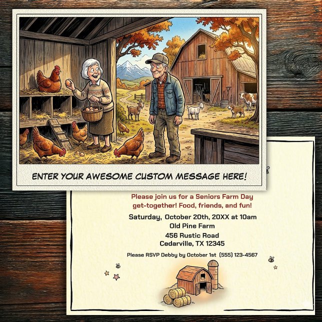 Seniors Day at the Farm Invitation (Creator Uploaded)