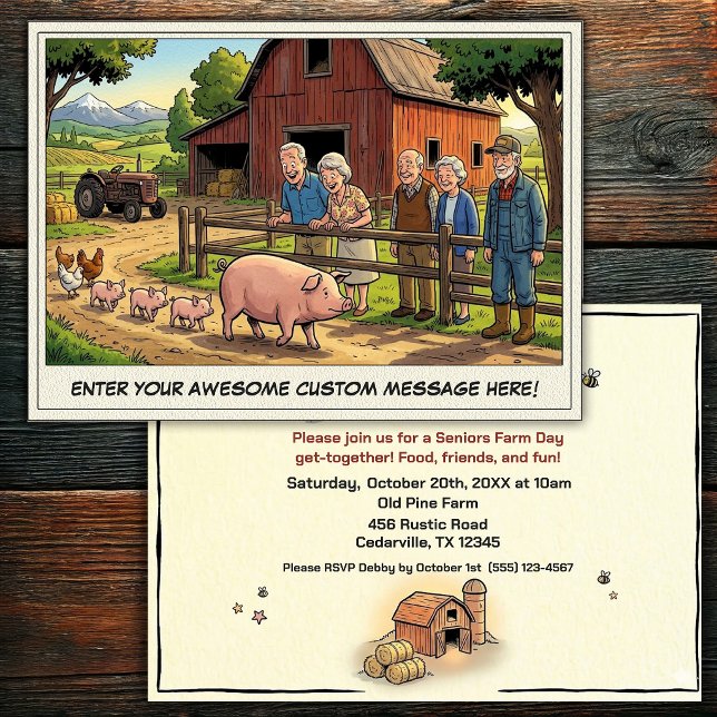 Seniors Day at the Farm Invitation (Creator Uploaded)