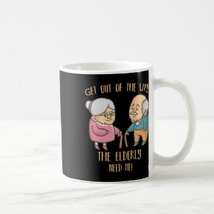 Seniors Home Caregiver Funny Elderly Nurse Care Nu Coffee Mug