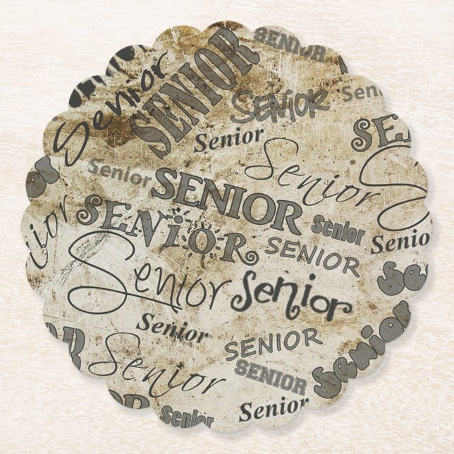 Seniors  paper coaster (Front)