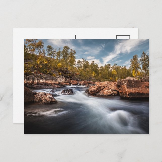 Senja Norway Holiday Postcard (Front/Back)