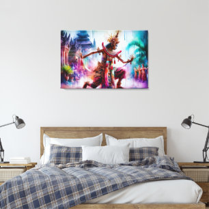 Senja Tari: Twilight Dance in Bali Canvas Print