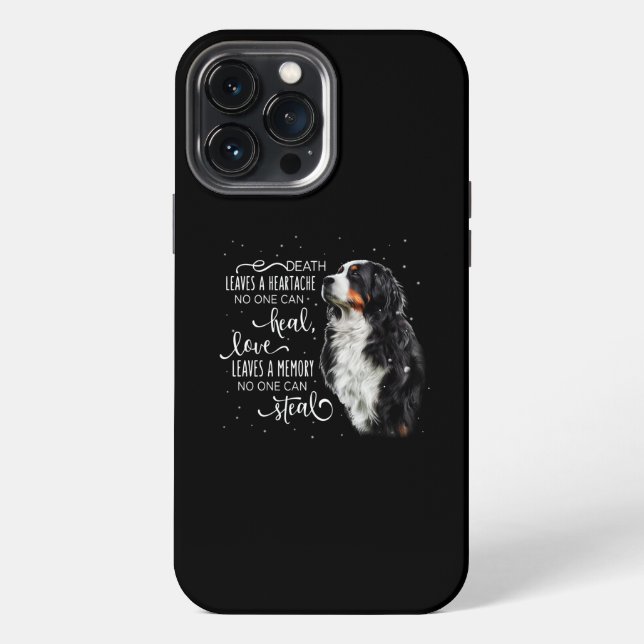 Sennenhund Berner iPhone Case (Back)